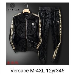 Versace Black and Gold Tracksuit